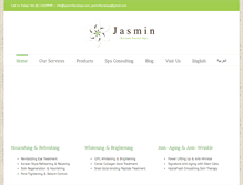 Tablet Screenshot of jasminfacialspa.com